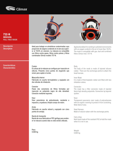 Máscara Facial Reusable Full Face