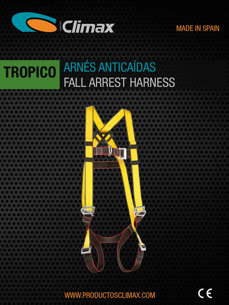 Arnes de Seguridad 4 Argollas - Cod. Tropico